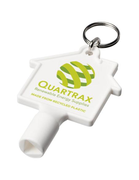 Llavero de material reciclado con forma de casa N10591012