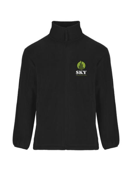 Chaqueta de forro polar con cremallera completa para hombre N1O32146R