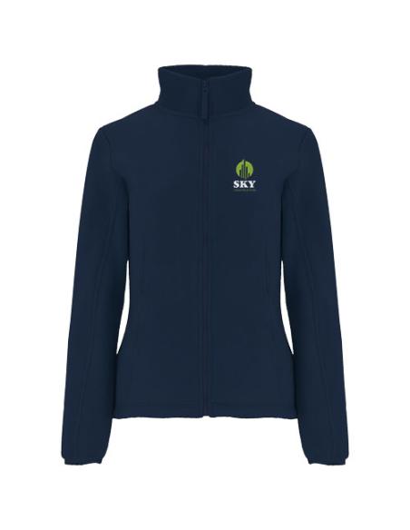 Chaqueta de forro polar con cremallera completa para mujer N1R13146R