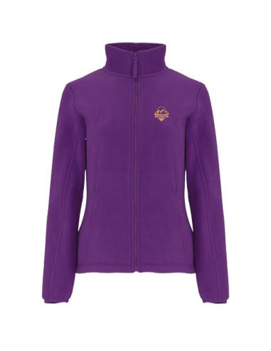 Chaqueta de forro polar con cremallera completa para mujer N1H43146R