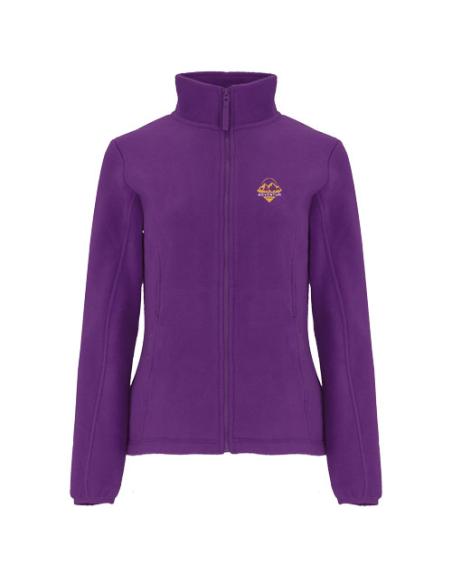 Chaqueta de forro polar con cremallera completa para mujer N1H43146R