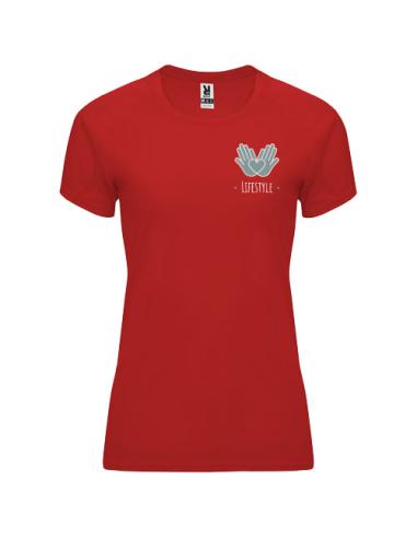 Camiseta deportiva de manga corta para mujer N1I48040R