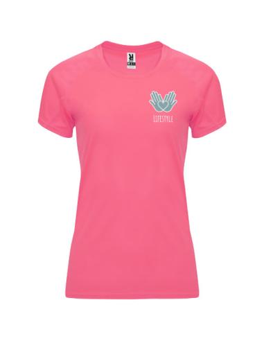 Camiseta deportiva de manga corta para mujer N1Q48040R
