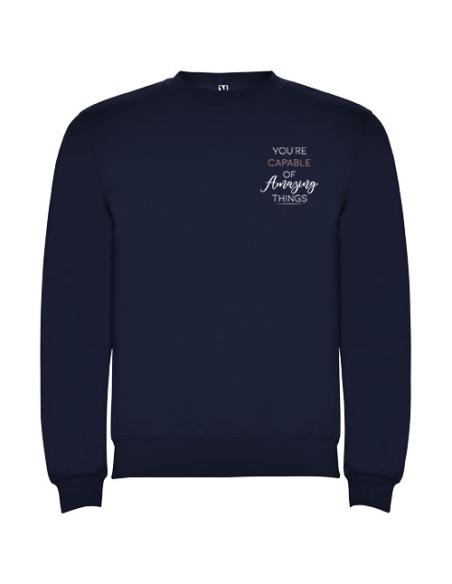 Sudadera de cuello redondo unisex N0R10701R