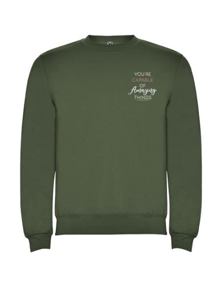 Sudadera de cuello redondo unisex N0Y40701R