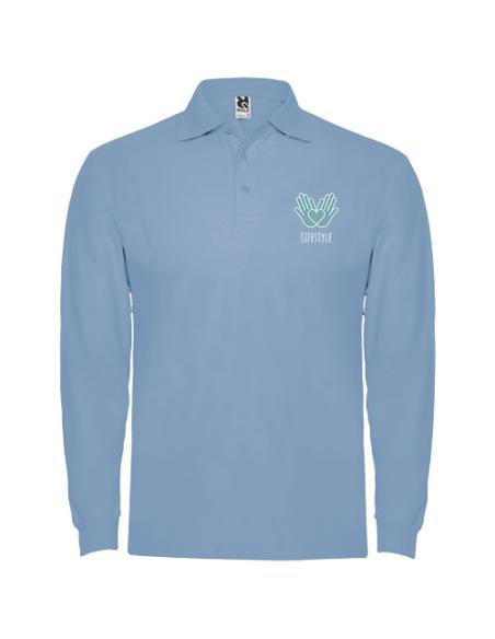 Polo de manga larga para hombre N1H25366R