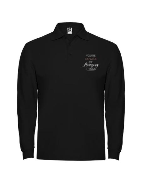 Polo de manga larga para hombre N1O35366R