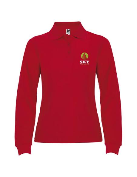 Polo de manga larga para mujer N1I46366R