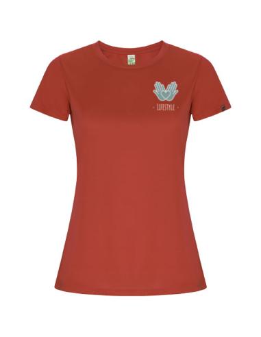 Camiseta deportiva de manga corta para mujer N1I48240R