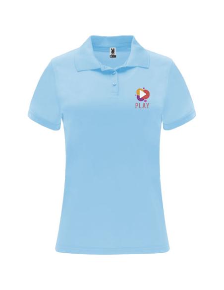 Polo deportivo de manga corta para mujer N1H20140R