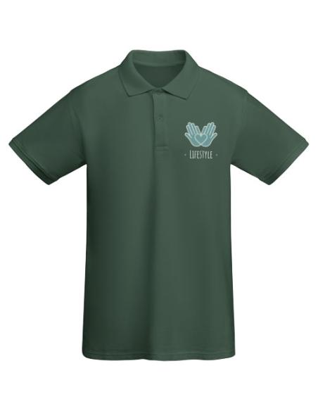 Polo de manga corta para hombre algodón orgánico N1Z47166R