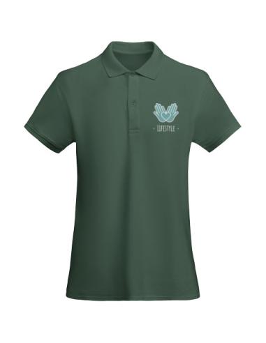 Polo de manga corta para mujer algodón orgánico N1Z48166R