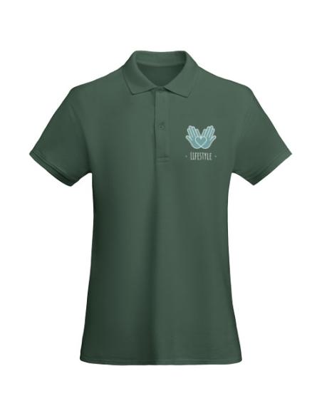 Polo de manga corta para mujer algodón orgánico N1Z48166R