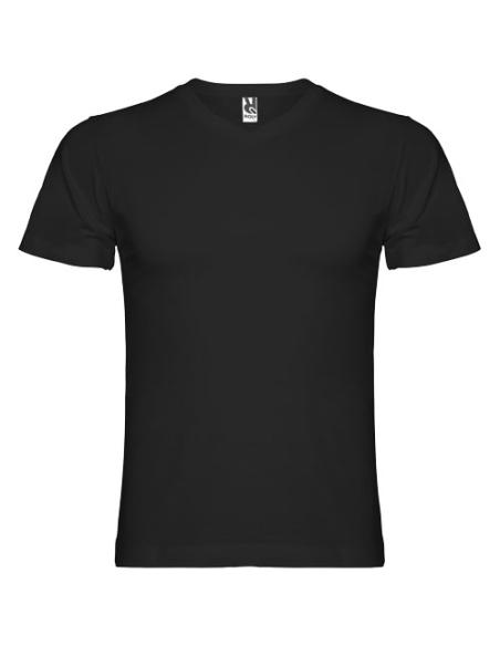 Camiseta de cuello de pico de manga corta para hombre N1O33056R