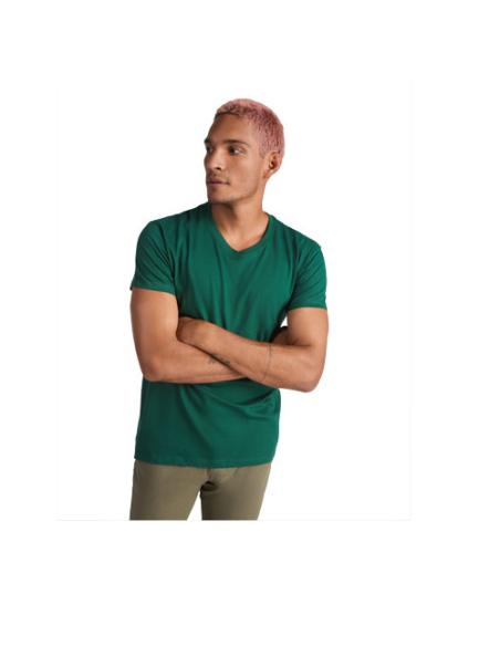 Camiseta de cuello de pico de manga corta para hombre N1O33056R