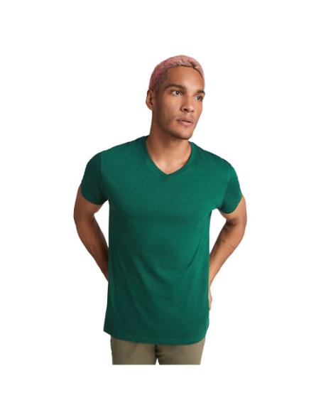 Camiseta de cuello de pico de manga corta para hombre N1O33056R