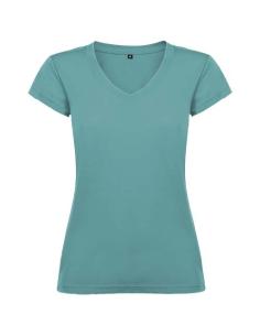 Camiseta de cuello de pico de manga corta para mujer N1M16466R