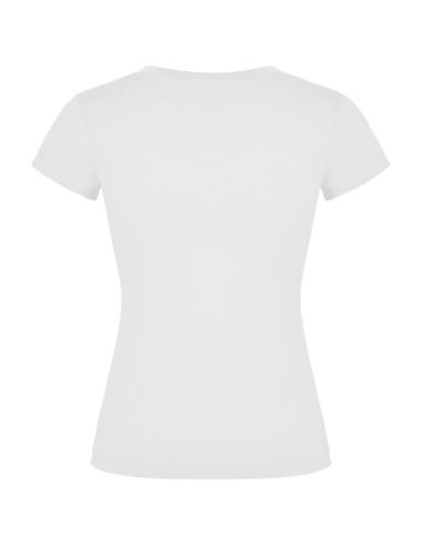 Camiseta de cuello de pico de manga corta para mujer N1Z16466R