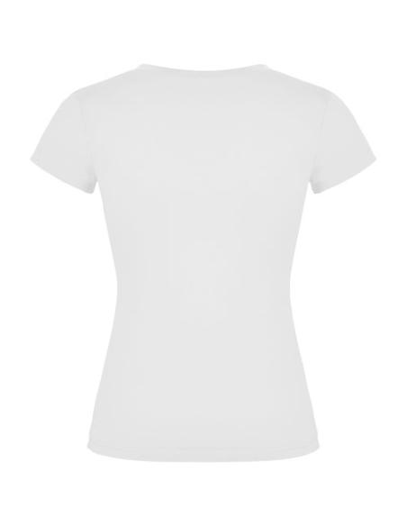 Camiseta de cuello de pico de manga corta para mujer N1Z16466R