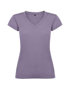 Camiseta de cuello de pico de manga corta para mujer N1M16466R