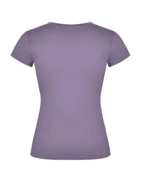 Camiseta de cuello de pico de manga corta para mujer N1V26466R
