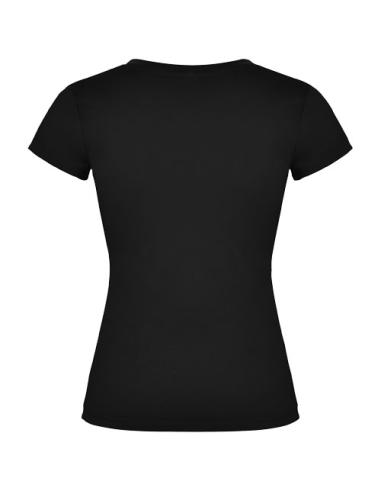 Camiseta de cuello de pico de manga corta para mujer N1O36466R