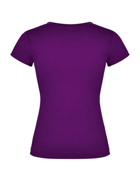 Camiseta de cuello de pico de manga corta para mujer N1H46466R