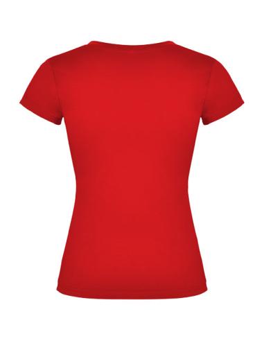 Camiseta de cuello de pico de manga corta para mujer N1I46466R