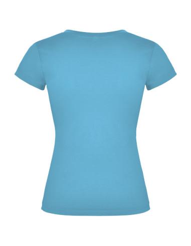 Camiseta de cuello de pico de manga corta para mujer N1U46466R