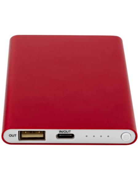 Batería externa tipo C de aluminio reciclado de 4000 mAh N12083421