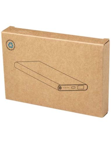 Batería externa tipo C de aluminio reciclado de 4000 mAh N35083421