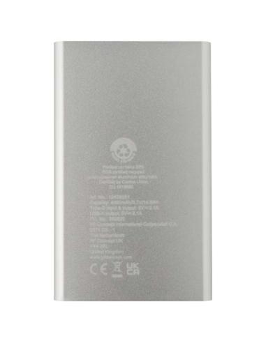 Batería externa tipo C de aluminio reciclado de 4000 mAh N18083421