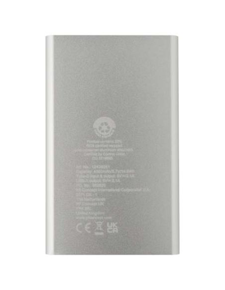 Batería externa tipo C de aluminio reciclado de 4000 mAh N18083421