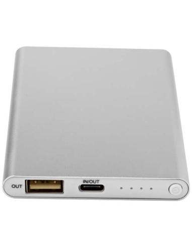 Batería externa tipo C de aluminio reciclado de 4000 mAh N18083421