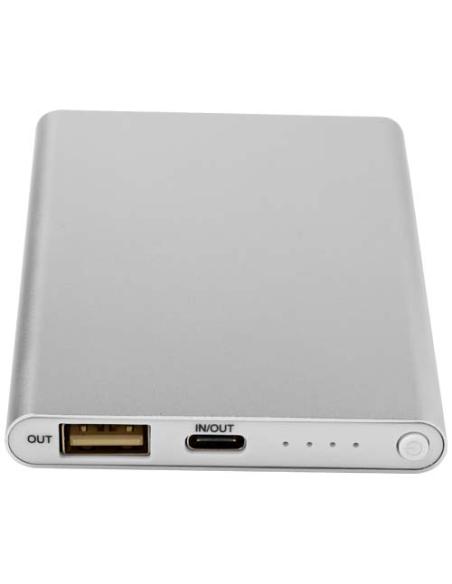 Batería externa tipo C de aluminio reciclado de 4000 mAh N18083421