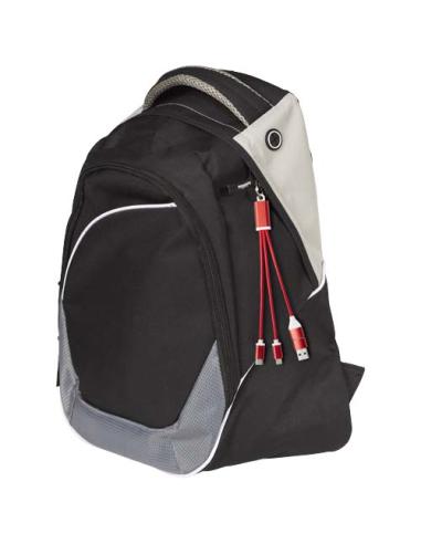 Cable de carga 4 en 1 de aluminio reciclado con llavero N12283421