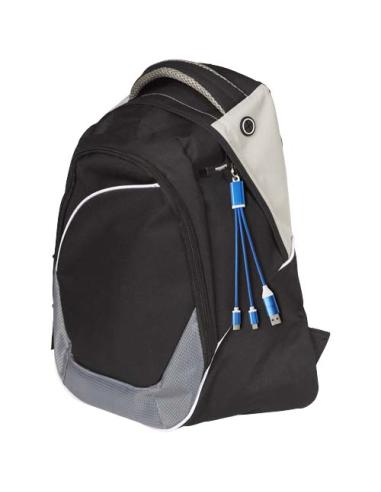 Cable de carga 4 en 1 de aluminio reciclado con llavero N35283421