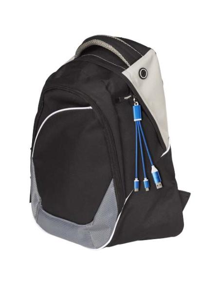 Cable de carga 4 en 1 de aluminio reciclado con llavero N35283421