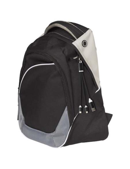 Cable de carga 4 en 1 de aluminio reciclado con llavero N09283421