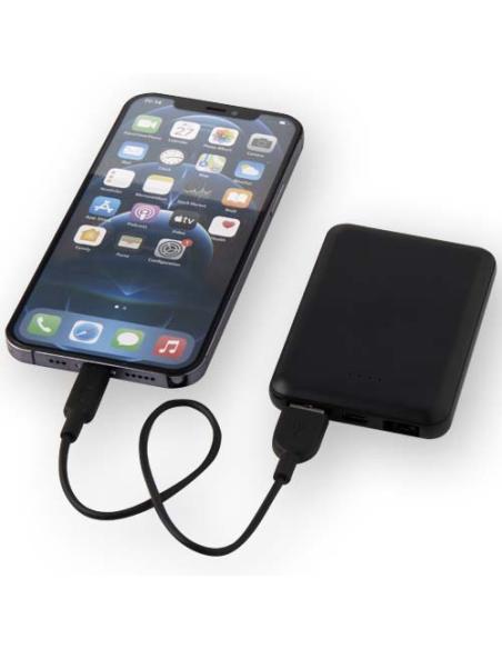 Batería externa tipo C de plástico reciclado de 5000 mAh N09383421