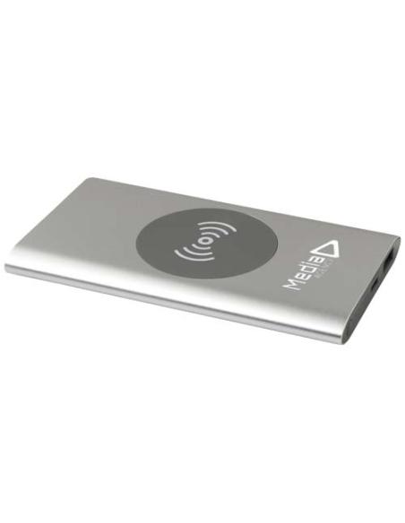 Batería externa inalámbrica tipo C de aluminio reciclado de 4000 mAh N18483421