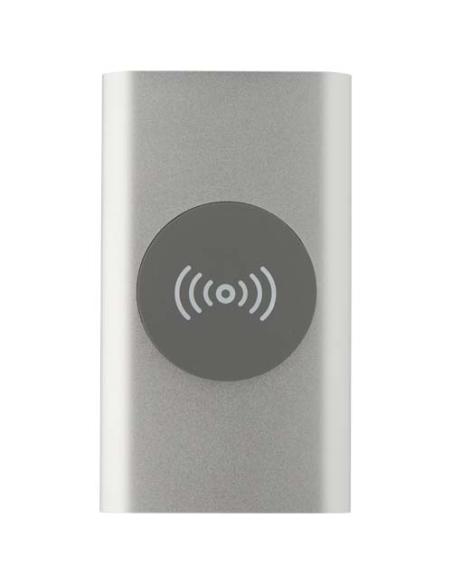 Batería externa inalámbrica tipo C de aluminio reciclado de 4000 mAh N18483421