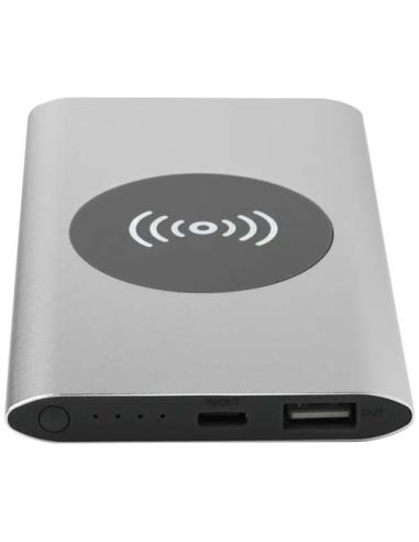 Batería externa inalámbrica tipo C de aluminio reciclado de 4000 mAh N18483421