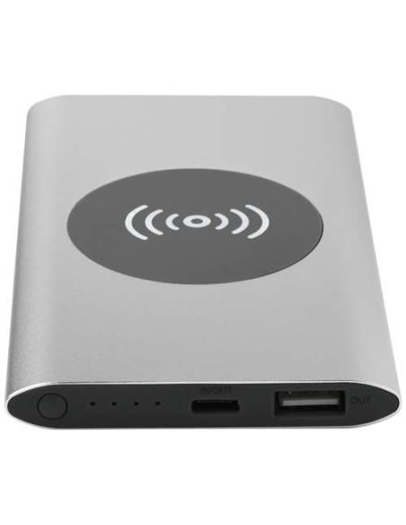 Batería externa inalámbrica tipo C de aluminio reciclado de 4000 mAh N18483421