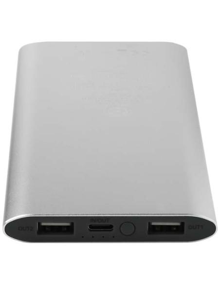 Batería externa inalámbrica tipo C de aluminio reciclado de 8000 mAh N18583421