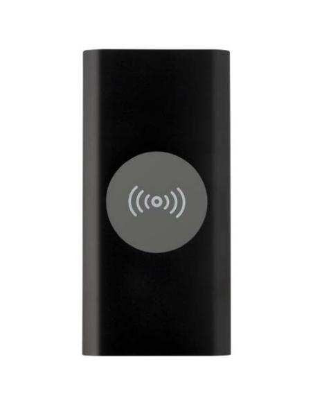 Batería externa inalámbrica tipo C de aluminio reciclado de 8000 mAh N09583421