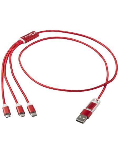 Cable de carga 5 en 1 de aluminio reciclado N12683421