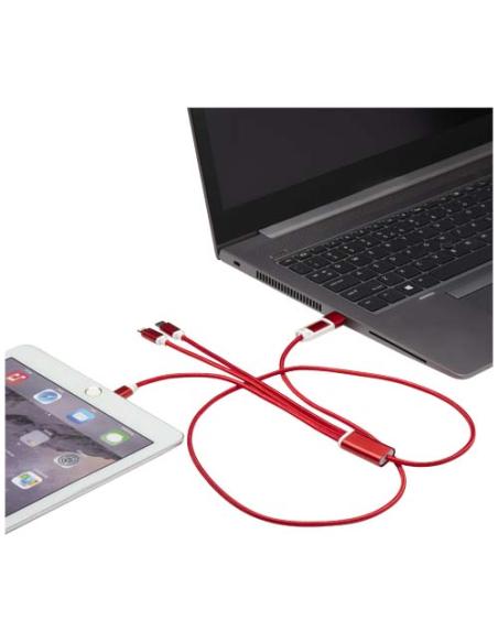 Cable de carga 5 en 1 de aluminio reciclado N12683421