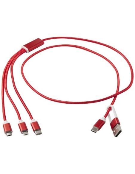 Cable de carga 5 en 1 de aluminio reciclado N12683421