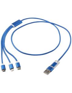 Cable de carga 5 en 1 de aluminio reciclado N12683421